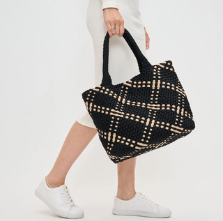 Sky's The Limit Medium Tote Black Nude