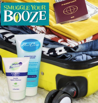 Hand Creme & Sanitizer Flask Combo Pack