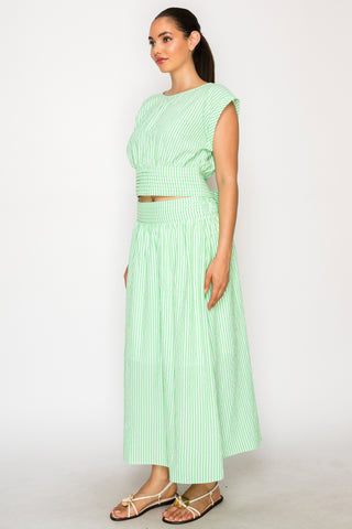 Verde Stripe Set