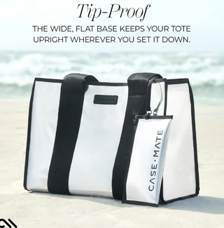 Case-Mate Silver Chrome Jelly Tote Bag