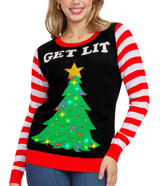 Get Lit Women's Light Up Sweater