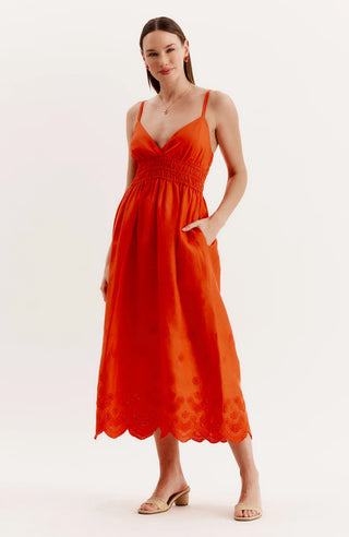 Maria Linen w/Eyelet