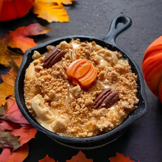 Pumpkin Pecan Waffles Iron Skillet Candle