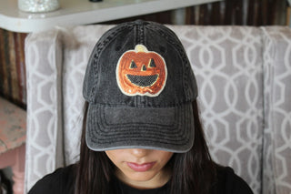 Sequin Pumpkin Hat