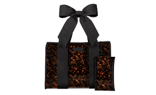 Tortoiseshell Bow Jelly Tote Bag