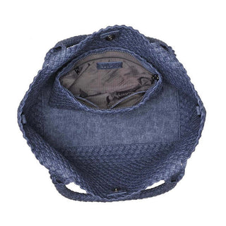 Sky's The Limit Medium Woven Tote Denim