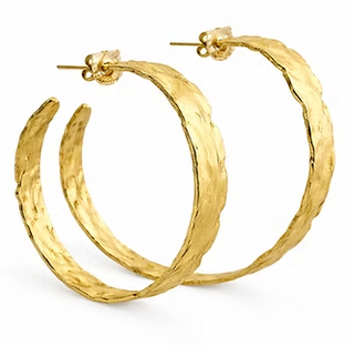 Large Plated Hoops