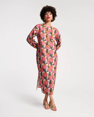Minnow Maxi Dress Fireflower Cotton Poplin