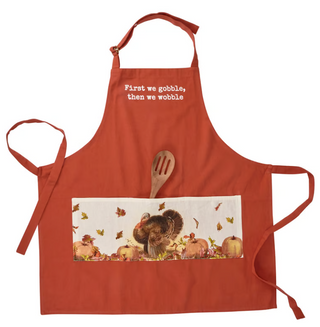 Gobble Then We Wobble Apron