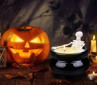 Halloween Decoration Skeleton Skull Candle
