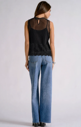 Black Lace Top