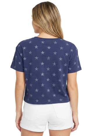 USA Sparkler Cropped Tee