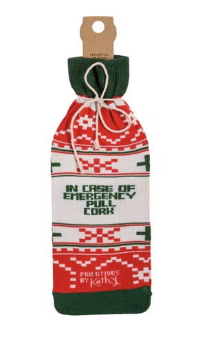 Christmas Survival Kit Bottle Sock