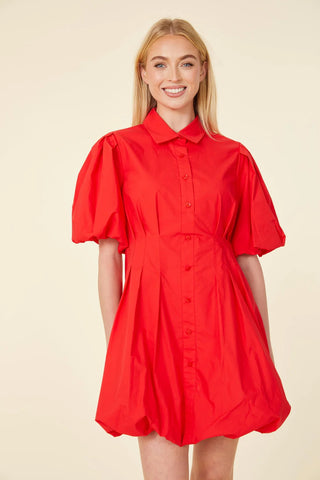 Poplin Baloon Dress