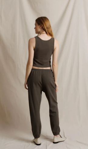 Johnny Sweatpant-Dark Olive