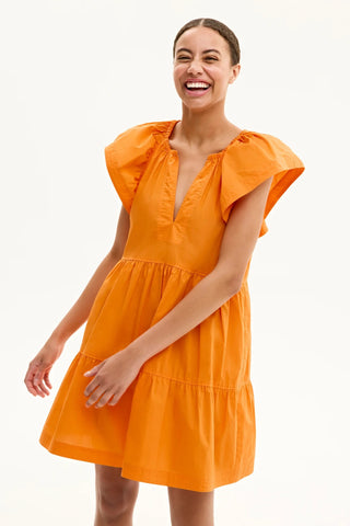 Kara Dress - Tangerine
