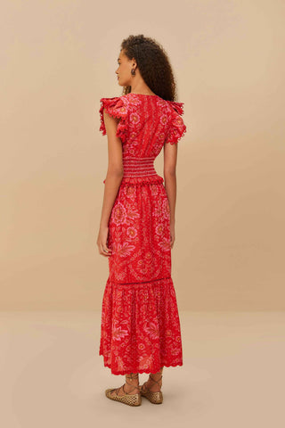 Olivia Red Maxi Dress