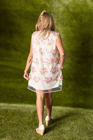 Flower Bouquet Shift Dress