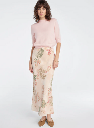 The Favorite Skirt-Light Peach Rose