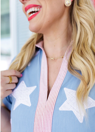 Old Glory Shirtdress