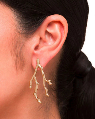 Coral Cascade Earrings