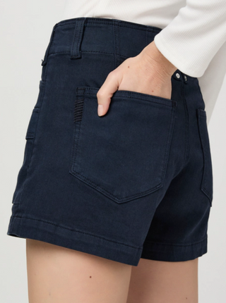 Olivia Cargo Short- Vintage Navy Seascape