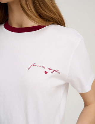 The Cropped Signature Chest Logo Tee
