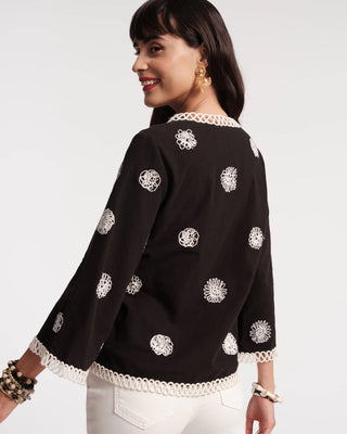 Fiona Top Scribble Embroidery Cotton