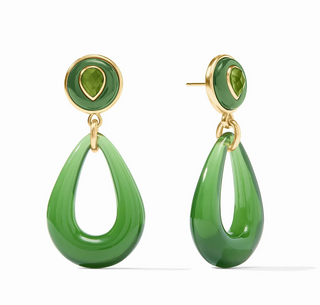Carnaby Stmt Earring Palmetto Green
