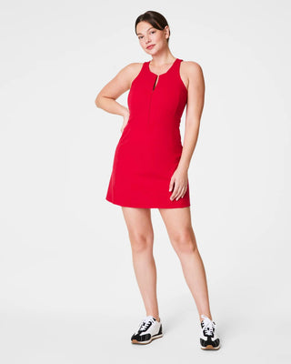 Get Moving Zip Front Dress