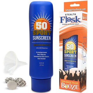 SPF 50 Sunscreen Flask