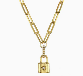Padlock Pendant Necklace