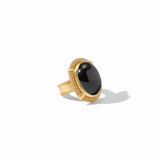 Cabochon Ring-Obsidian Black