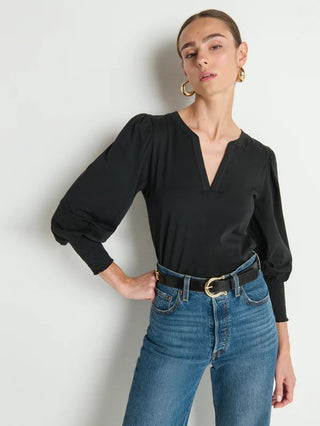 Flora Peasant Tee