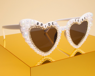 "Bride To Be" Beaded Fashion Glasses
