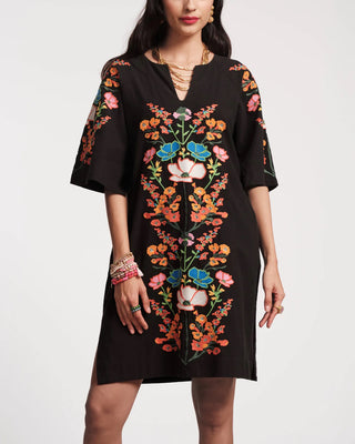 Charming Caftan Mini Botanical Bash Cotton w/Embroidery