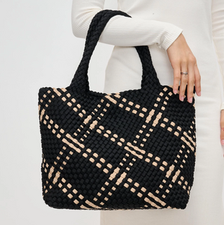 Sky's The Limit Medium Tote Black Nude