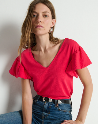 Emmy Flutter Sleeve Tee