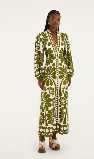 Palermo Green Maxi Dress