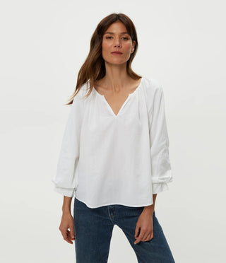 Cleo Notch Neck Top