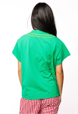 Bright Green Christmas Necklace