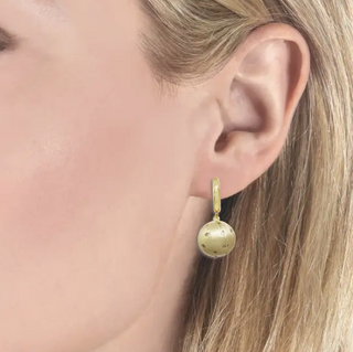 Ball Huggie Hoop Earring