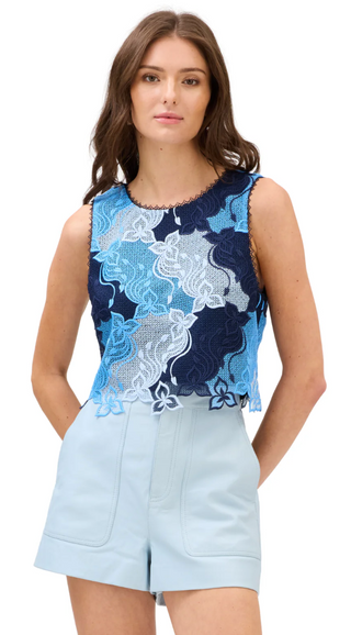 Wavy Lace Tank