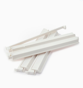 White Acrylic Rack & Pusher Set
