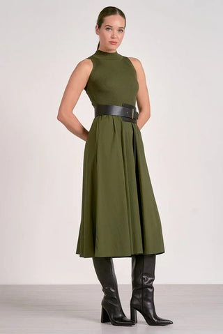 Elsie Maxi Mock Sleeveless Dress