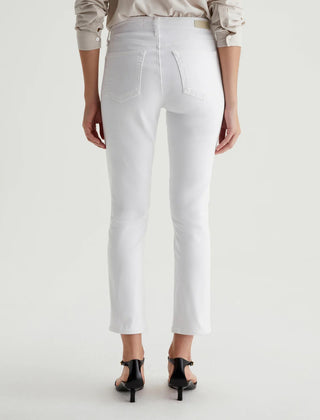 Mari Crop Jean White