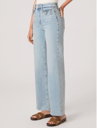 Anessa 31" W/ Welt Stitch Through Pockets + Raw Hem