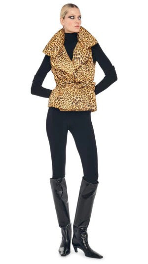 Sleeveless Sleeping Bag Vest Cheetah