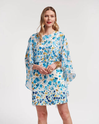 Mini Crape Dress Pocket Full Of Posies Poly Chiffon