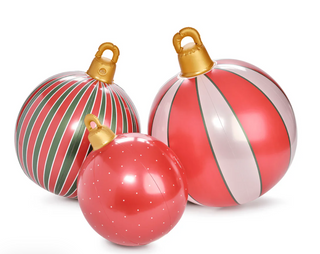 Polka Dot Light Up Inflatable Ornament